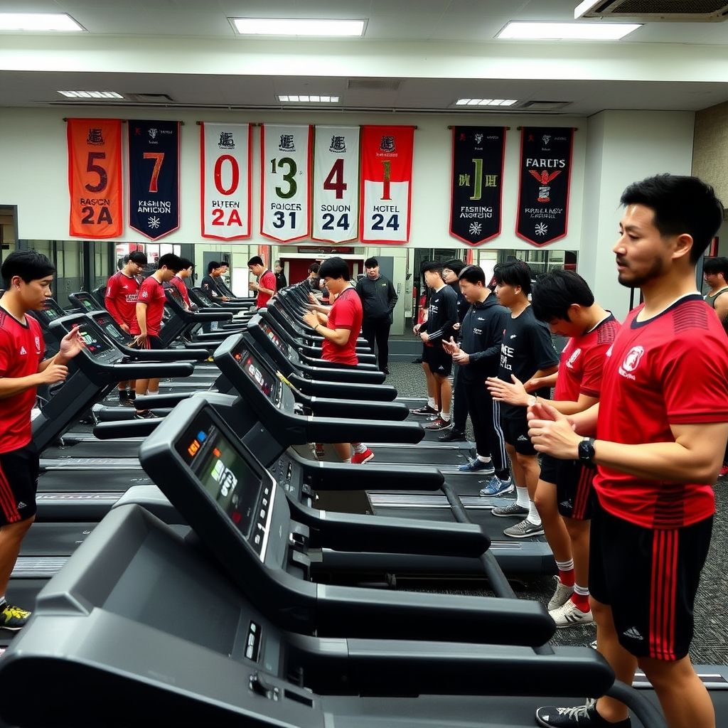 od体育官网入口-鹿岛鹿角赛前体能检测通过，争冠筹备顺利